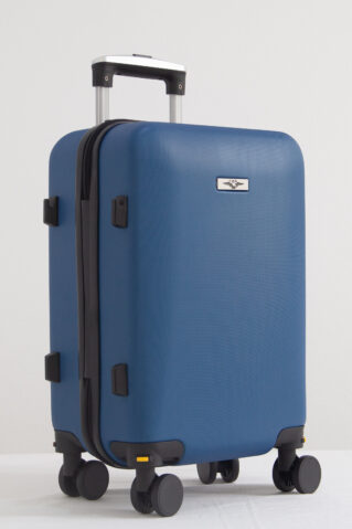 Valise incassable petit modèle 55 cm _ Bleu nuit
