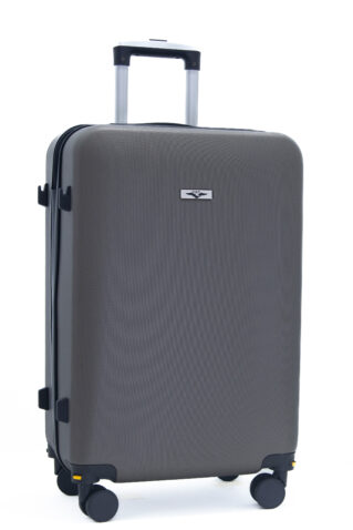 Valise incassable moyen modèle _ Gris métallisée