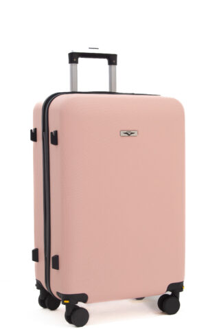 Valise incassable moyen modèle _ Rose bébé