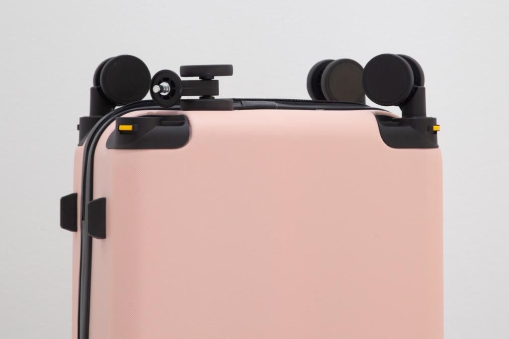 Valise incassable moyen modèle _ Rose bébé – Image 4